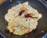 A picture of step 3 of Aloo Bharta.