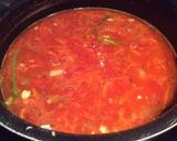 Une image de l'étape 2 de Soupe de tomates, carottes et jambon fumé.