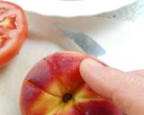 Foto del paso 3 de la receta Ensalada caprese de verano con melocotones y pesto
