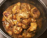 Foto del paso 23 de la receta: Pollo al limón, en salsa de hígado y ajos
