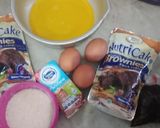 Foto langkah ke 1 dari resep Brownise kukus tanpa mixer.