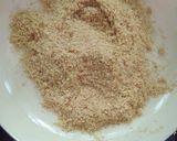 A picture of step 1 of BREAD BURFI ♥️.