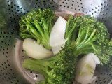 Crema de espinacas y brócoli
