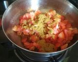 A picture of step 3 of Sweet and sour tomato.