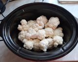 Marokkói mandulás karfiol krémleves lassú főzőben recept fázis 1 fotója
