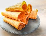 Gyümölcs tölcsér diós-mandulás töltelékkel recept fázis 3 fotója
