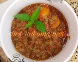 A picture of step 7 of Mince meat carrot sauce serve with Homemade Gurasa.