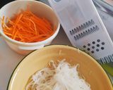 Foto langkah ke 1 dari resep Namasu (pickled daikon+carrot salad) atau Salad Hokben.