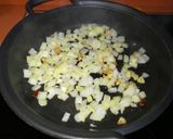 Foto del paso 1 de la receta Arroz Cremoso de Espinacas y Gambones con Taquitos de Jamón