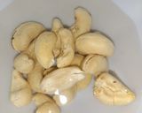 A picture of step 1 of Kaju gulkand smoothie / cashew gulkand smoothie.