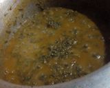 A picture of step 4 of Shaljam Palak Gosht.