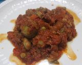 Foto del paso 9 de la receta: Menestra en salsa de tomate
