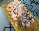 Une image de l'étape 5 de Salade marinée aux pommes de terre, poivrons grillés, thon, câpres et mozzarella.