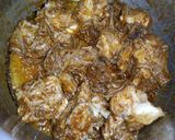 A picture of step 6 of Aloo Gosht.