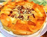 A picture of step 7 of Apple pie in phyllo dough.