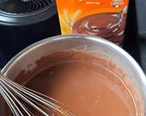 Une image de l'étape 1 de Feuilletés crème pâtissière chocolat et cranberries.