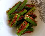 મસાલા દહીં ભીંડી (Masala Dahi Bhindi Recipe In Gujarati) રેસીપી સ્ટેપ2ફોટો