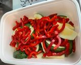 Une image de l'étape 9 de Courgettes rondes et poivron grillés aux épices italiennes (recette plancha).