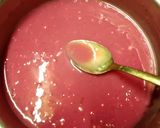 A picture of step 2 of Cherry Homemade blush ice cream Drizzle.