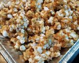 A picture of step 7 of Caramel Air Popped Popcorn.