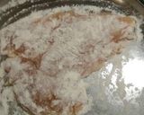 A picture of step 7 of Chicken Francaise.