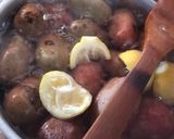 Foto del paso 2 de la receta: Ají relleno de espinaca con papas salteadas