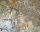 A picture of step 16 of Fish Biryani.