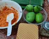 Foto langkah ke 2 dari resep Pepes tongkol mangga muda.