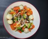 Foto langkah ke 4 dari resep Cah Jamur Shimeji Brokoli Wortel Puyuh.