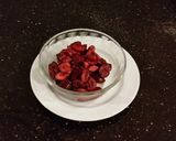 A picture of step 5 of Fresh Cherry No Bake Cheesecake.