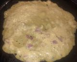 A picture of step 4 of Veg chilla.