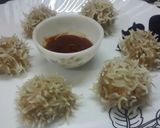 A picture of step 2 of Chicken Flower Dumpling.