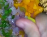 A picture of step 3 of Fruity salsa.