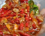 Foto langkah ke 4 dari resep Tumis cabe peda asin daun jeruk.