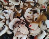 Gambar langkah 8 resipi Bihun Goreng Cendawan.