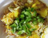 A picture of step 3 of Leftover potato curry and rice muffin.