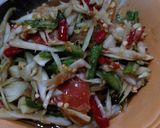 รูปขั้นตอนการทำที่ 4 ของ ส้มตำปลาร้า