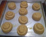 Foto langkah ke 3 dari resep Burger bun roti gandum.