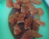 Foto del paso 1 de la receta: Ceviche de salmón y choritos😋