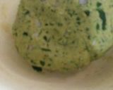 A picture of step 2 of Methi ki roti.