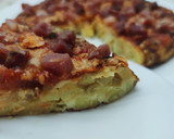 Foto del paso 3 de la receta: Tortipizza de patata y cebolla con jamón serrano