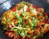 Foto langkah ke 5 dari resep Zukini Wortel Spagetti (cocok untuk menu diet).
