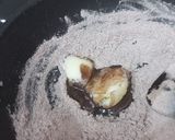A picture of step 2 of Chikoo Ragi Halwa.