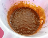 Foto del paso 4 de la receta: Bizcocho de chocolate con cheesecake de fresa (bajo en azúcar)