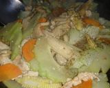 Hình bước làm 2 của món Su su xào chay