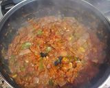 Foto del paso 17 de la receta Garbanzos con bacalao y toque de aceite de perejil y ajo