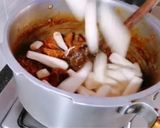 A picture of step 5 of 3 spice Arvi Gosht Recipe.