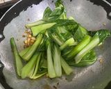 Hình bước làm 3 của món SP.0234 - Cải Thìa Xào Tỏi Xốt Dầu Hào