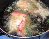 A picture of step 4 of Crab Sticks and Vegetable Tempura.