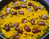 Foto del paso 8 de la receta: Arroz con panceta y longaniza fresca. Airfryer y vitrocerámica